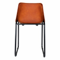 Krzesło Vintage - Skóra/Żelazo