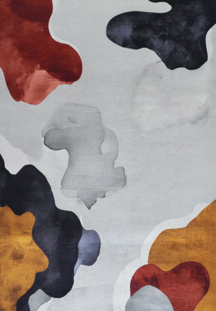 Dywan \'Aravelle\' - Szary/Wielokolorowy w grupie Wystrój / Dywany w Reforma (RG01-19)