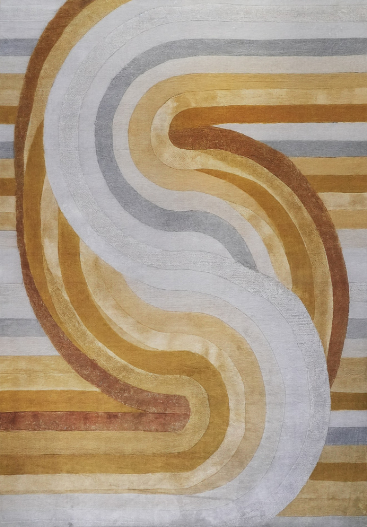 Dywan „Savena” – żółty/szary w grupie Wystrój / Dywany w Reforma (RG01-22)