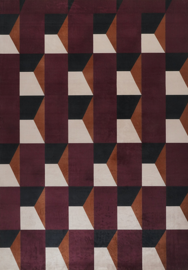 Dywan \'Valora\' - Czerwony/Fioletowy w grupie Wystrój / Dywany w Reforma (RG01-266)