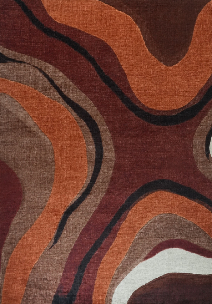 Dywan \'Marionae\' - Czerwony/Wielokolorowy w grupie Wystrój / Dywany w Reforma (RG01-42)