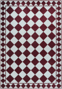 Dywan \'Crestina\' - Czerwony/Biały