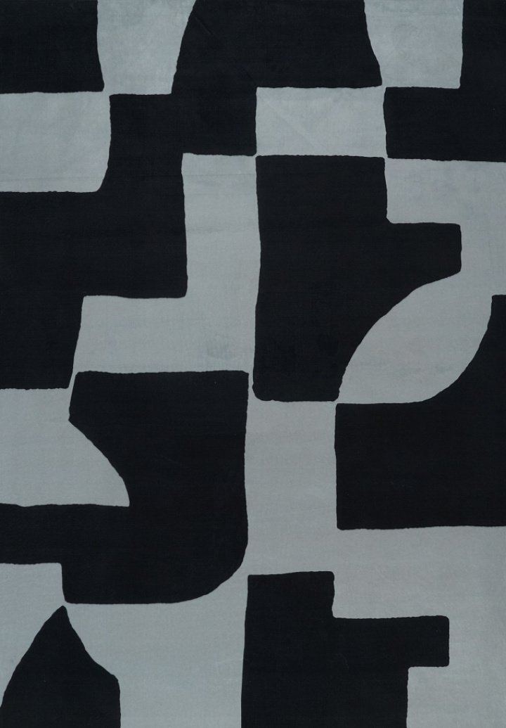 Dywan \'Velenna\' - Czarny/Szary w grupie Wystrój / Dywany w Reforma (RG01-6)