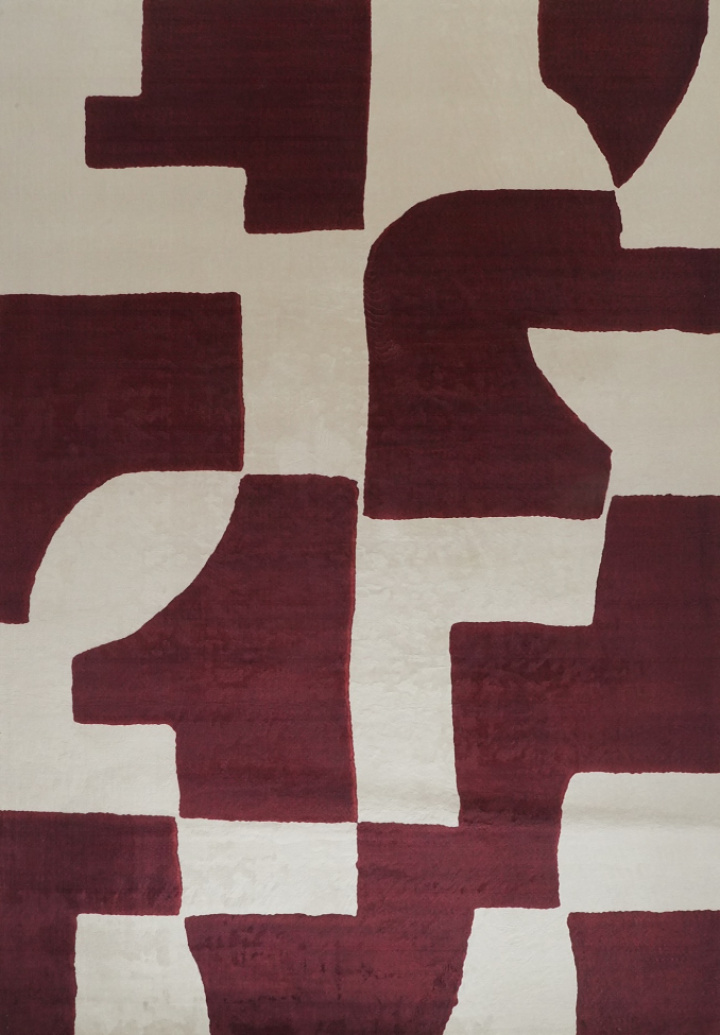 Dywan \'Velenna\' 200x280 cm - Czerwony/Beżowy w grupie Dywany w Reforma (RG017)