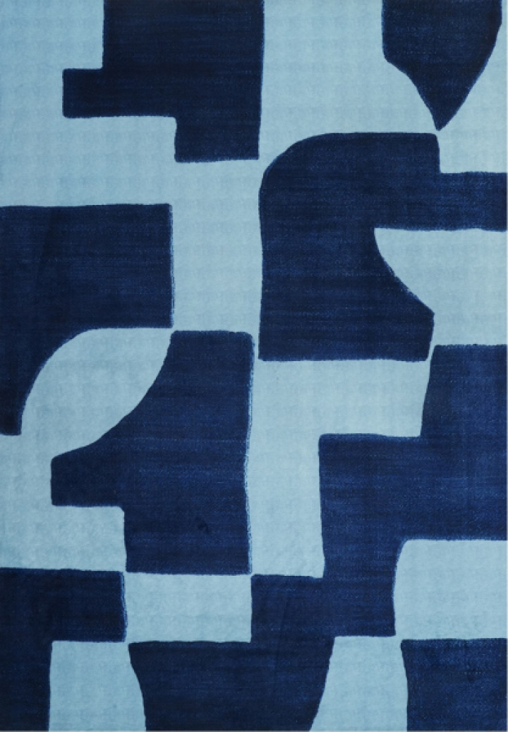 Dywan \'Velenna\' 200x280 cm - Niebieski w grupie Dywany w Reforma (RG019)