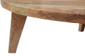 Stolik kawowy Vintage Okrągły 80cm - Natur