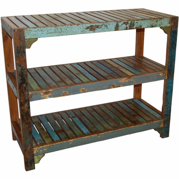 Półka \'Franklyn\' - Drewno z recyklingu w grupie Meble / Stoły / Stoliki boczne w Reforma (SG070002)