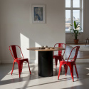 Krzesło \'Montmartre\' - Czerwony lakierowany