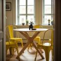 Krzesło \'Montmartre\' - Ż&oacute;łty lakierowany