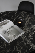 Stół \'Marbleous\' Okrągły 100cm - Czarny