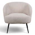 Fotel \'Capri\' - Beżowy/Bouclé