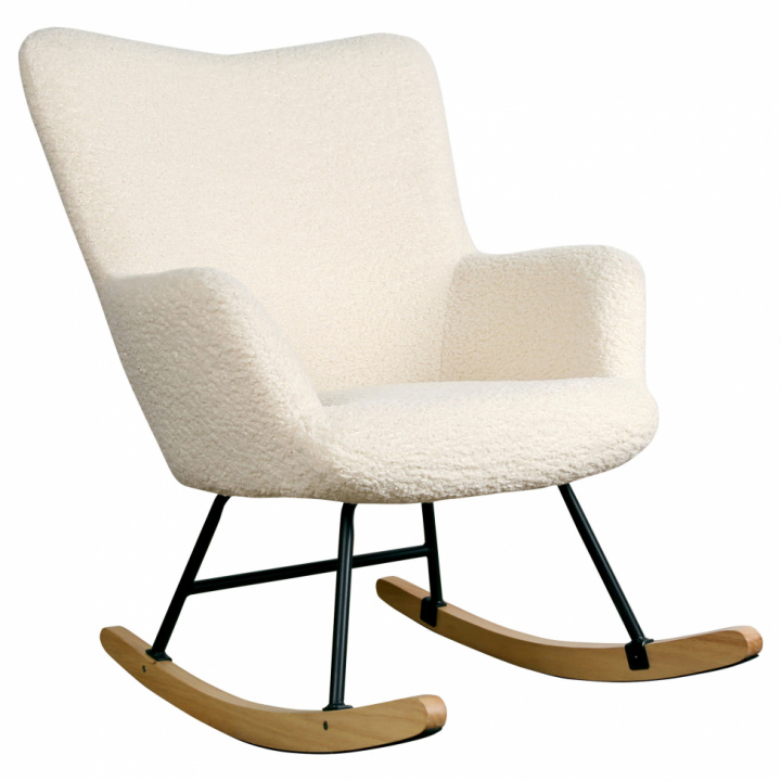 Fotel bujany \'Como\' - Biały/Teddy w grupie Meble / Meble do siedzenia / Fotele w Reforma (T8060C-white)