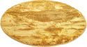 Okrągły dywan \'Aranga Super Soft\' 200cm - Ż&oacute;łty