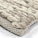Dywan wełniany „Talvia Braided Wool” – naturalny