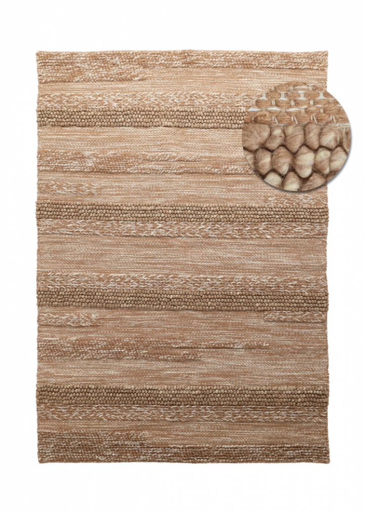 Dywan wełniany „Almaty” – jasnobrązowy w grupie Wystrój / Dywany / Dywany wełniane w Reforma (V10201444)