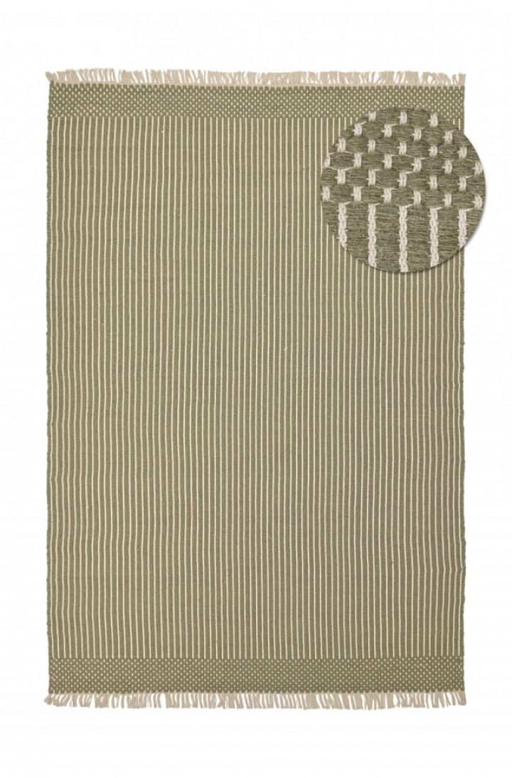 Dywan wełniany \'Arbil\' - zielono-biały w grupie Wystrój / Dywany / Dywany wełniane w Reforma (V102015001)