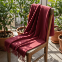 Krata \'Samantha\' 130x170cm - Ciemnoczerwona
