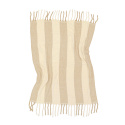 Krata \'Beatriz Stripe\' 130x170cm - Beżowo-biała