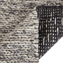 Dywan wełniany „Talvia Braided Wool” – ciemnoszary
