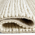 Dywan wełniany „Talvia Braided Wool” – biały