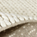 Dywan wełniany „Talvia Braided Wool” – biały