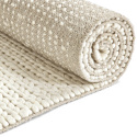Dywan wełniany „Talvia Braided Wool” – biały