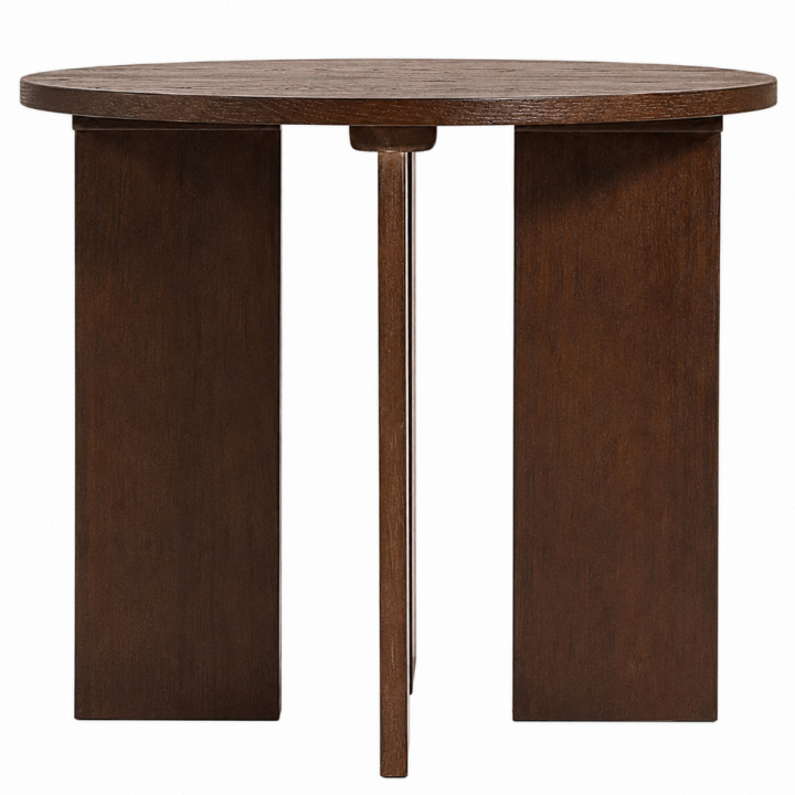 Stolik kawowy \'Cr&eacute;me\' Okrągły 55 cm - Orzech w grupie Meble / Stoły / Stolik kawowy w Reforma (WD-17-1-walnut)