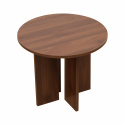 Stolik kawowy \'Créme\' Okrągły 55 cm - Orzech