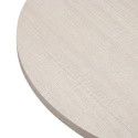 Stolik kawowy \'Cr&eacute;me\' Okrągły 55 cm - Biały pigmentowany