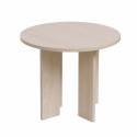 Stolik kawowy \'Créme\' Okrągły 55 cm - Naturalny