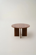 Stolik kawowy \'Créme\' Okrągły 75 cm - Orzech
