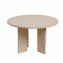 Stolik kawowy \'Créme\' Okrągły 75 cm - Naturalny