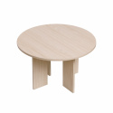 Stolik kawowy \'Créme\' Okrągły 75 cm - Naturalny