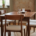 Stół jadalny \'Fager\' 135 cm - Orzech