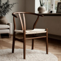 Krzesło \'Alta\' - Orzech/Beżowe