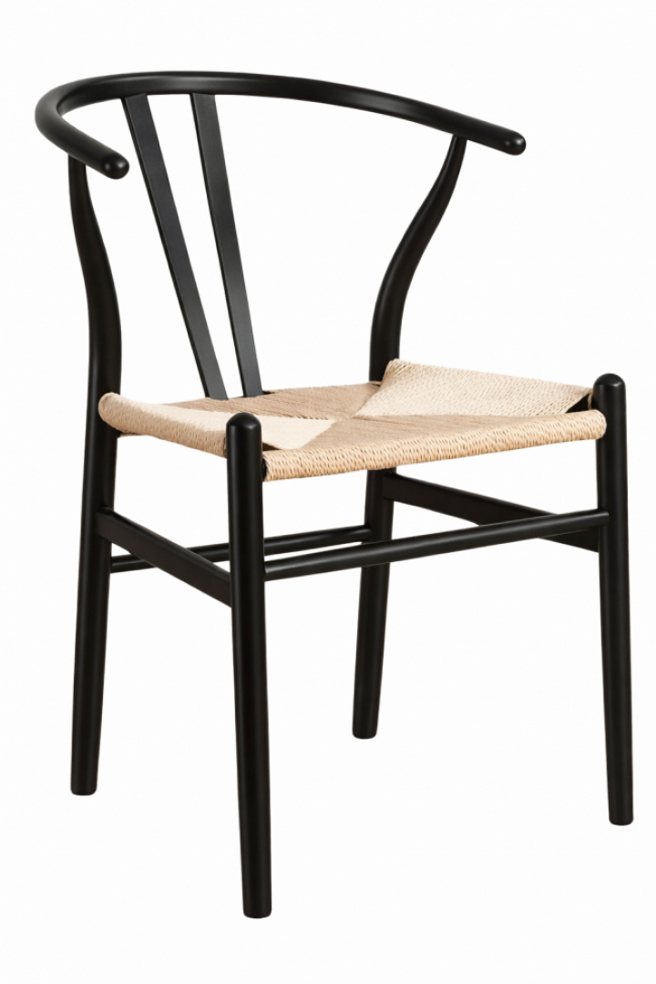 Krzesło \'Alta\' - Czarny/Beżowy w grupie Meble / Meble do siedzenia / Krzesła w Reforma (WS-8651A-Black-NEW)