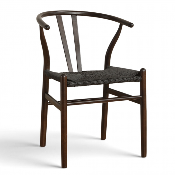 Krzesło \'Alta\' - Orzech/Czarny w grupie Meble / Meble do siedzenia / Krzesła w Reforma (WS-8651A-Blackbrown-NEW)
