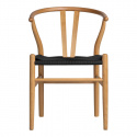 Krzesło \'Alta\' - Naturalny/Czarny
