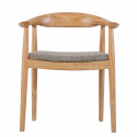 Krzesło \'Ask\' - Naturalny/Szary