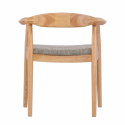 Krzesło \'Ask\' - Naturalny/Szary