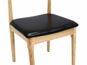 Krzesło \'Fager\' - Naturalny/Czarny