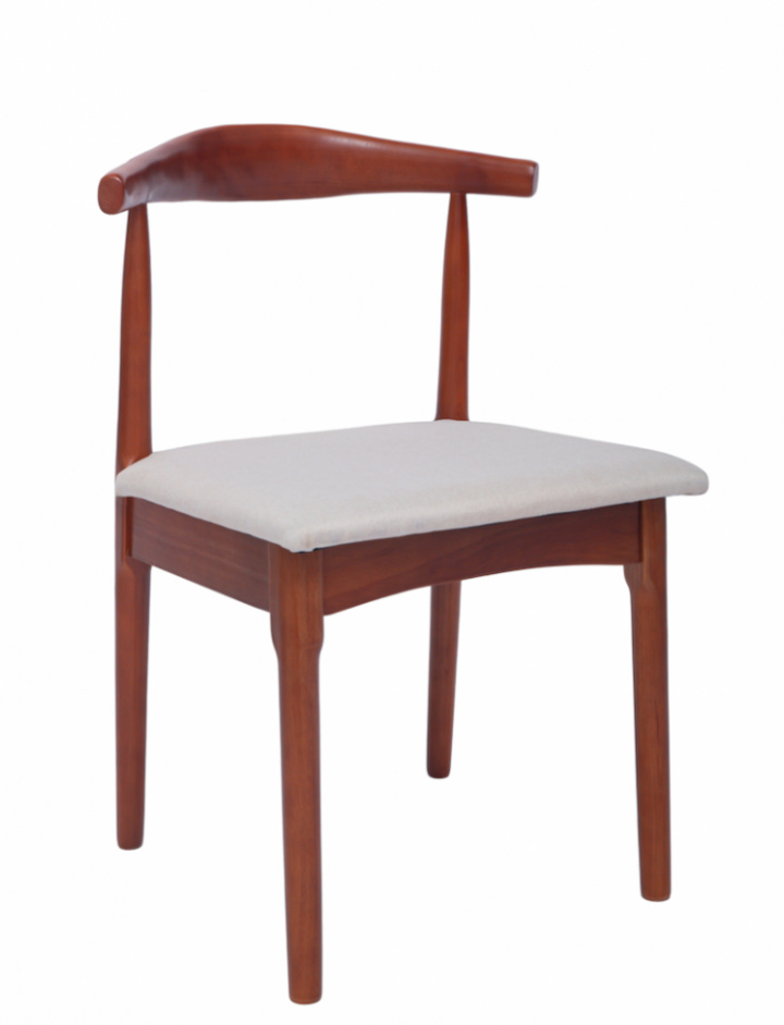 Krzesło \'Fager\' - Orzech/Beżowy w grupie Meble / Meble do siedzenia w Reforma (WS-8662-beige)