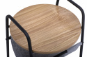 Stolik boczny \'Tidningsställ\' - Czarny/Drewno