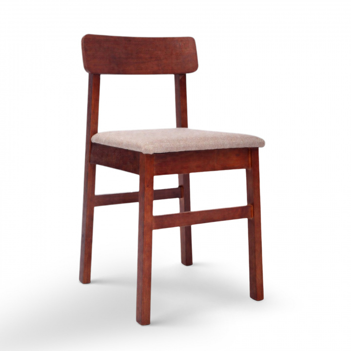 Krzesło \'Ålesund\' - Orzech/Beżowy w grupie Meble / Meble do siedzenia / Krzesła w Reforma (WS-ND004-walnut-beige)