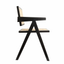 Krzesło z podłokietnikami \'Rotting\' - Czarny
