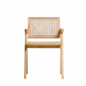 Fotel z podłokietnikami \'Rotting\' – Naturalny