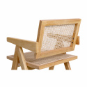 Fotel z podłokietnikami \'Rotting\' – Naturalny