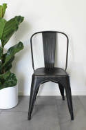 Krzesło \'Montmartre\' - Czarny/Patyna