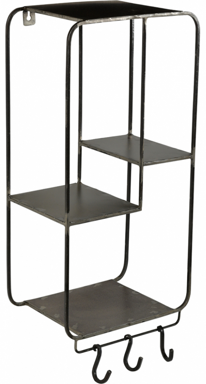 Półka ścienna \'3 hooks\' - Żelazo w grupie Meble / Półki i przechowywanie / Półki ścienne w Reforma (m07061)