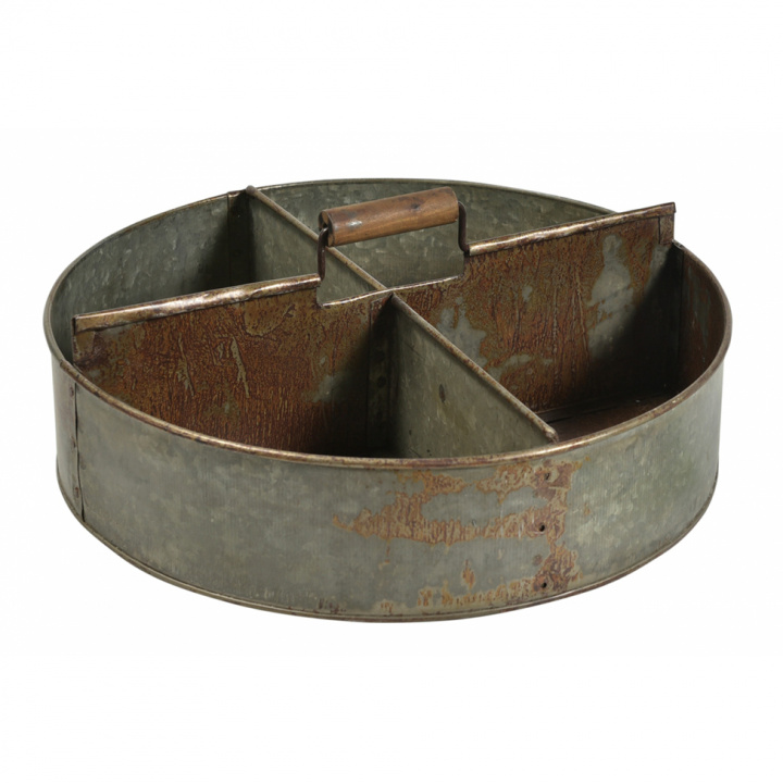 Vintage skrzynka z uchwytami \'Agustin\' - Żelazo/Patyna w grupie Meble / Półki i przechowywanie / Małe przechowywanie w Reforma (m16427)